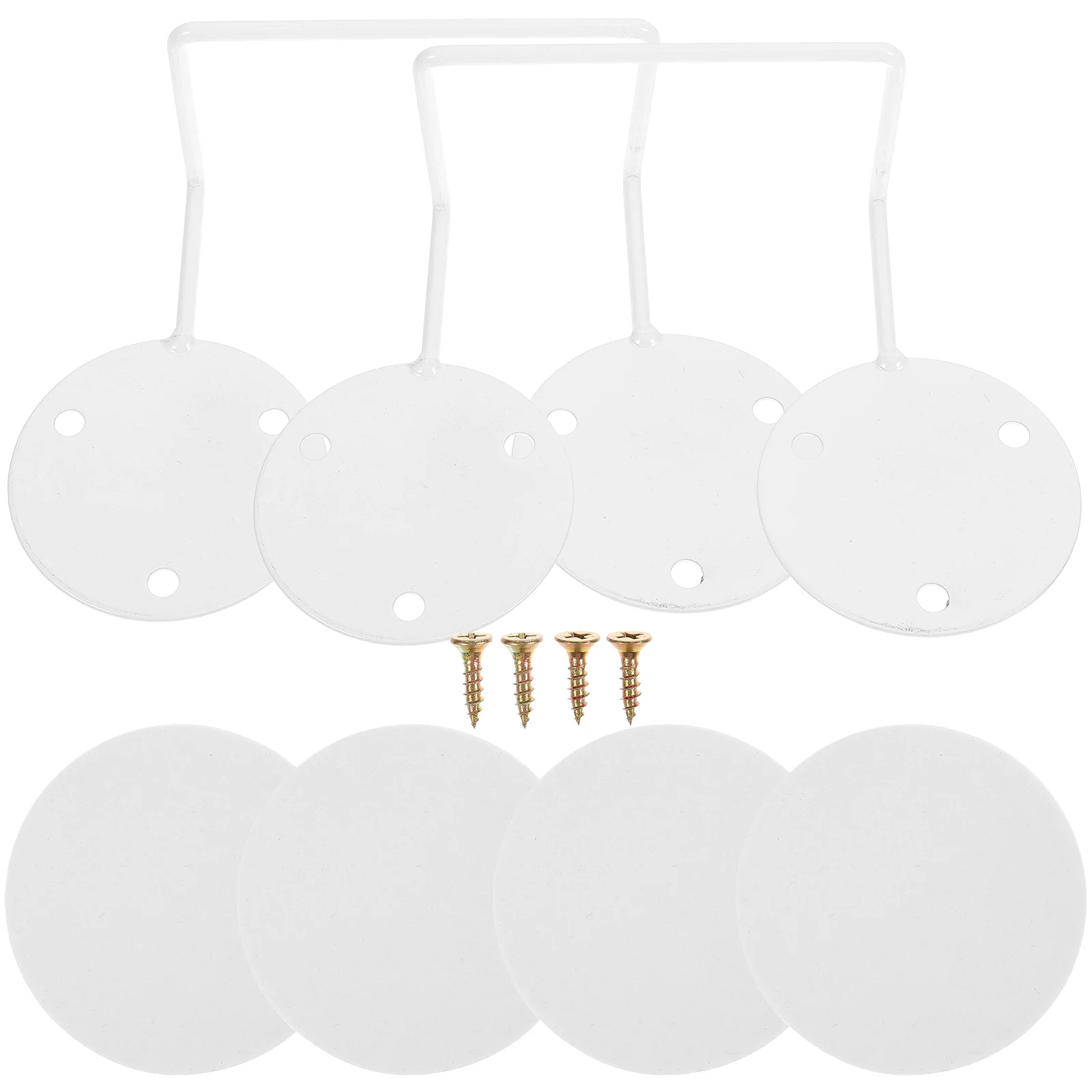 

2 Pcs Mattress Support Bed Frame Slide Stoppers for Bedframe Baffle Holder Pads Wrought Iron Anti