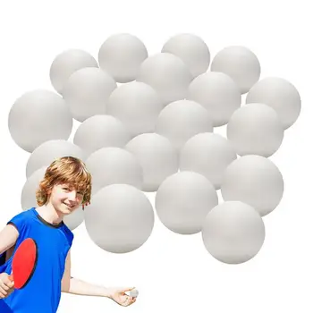100 adet Ping Pong topları masa tenisi topları dayanıklı malzeme masa tenisi eğitim topları Pong oyunları ve sanat için