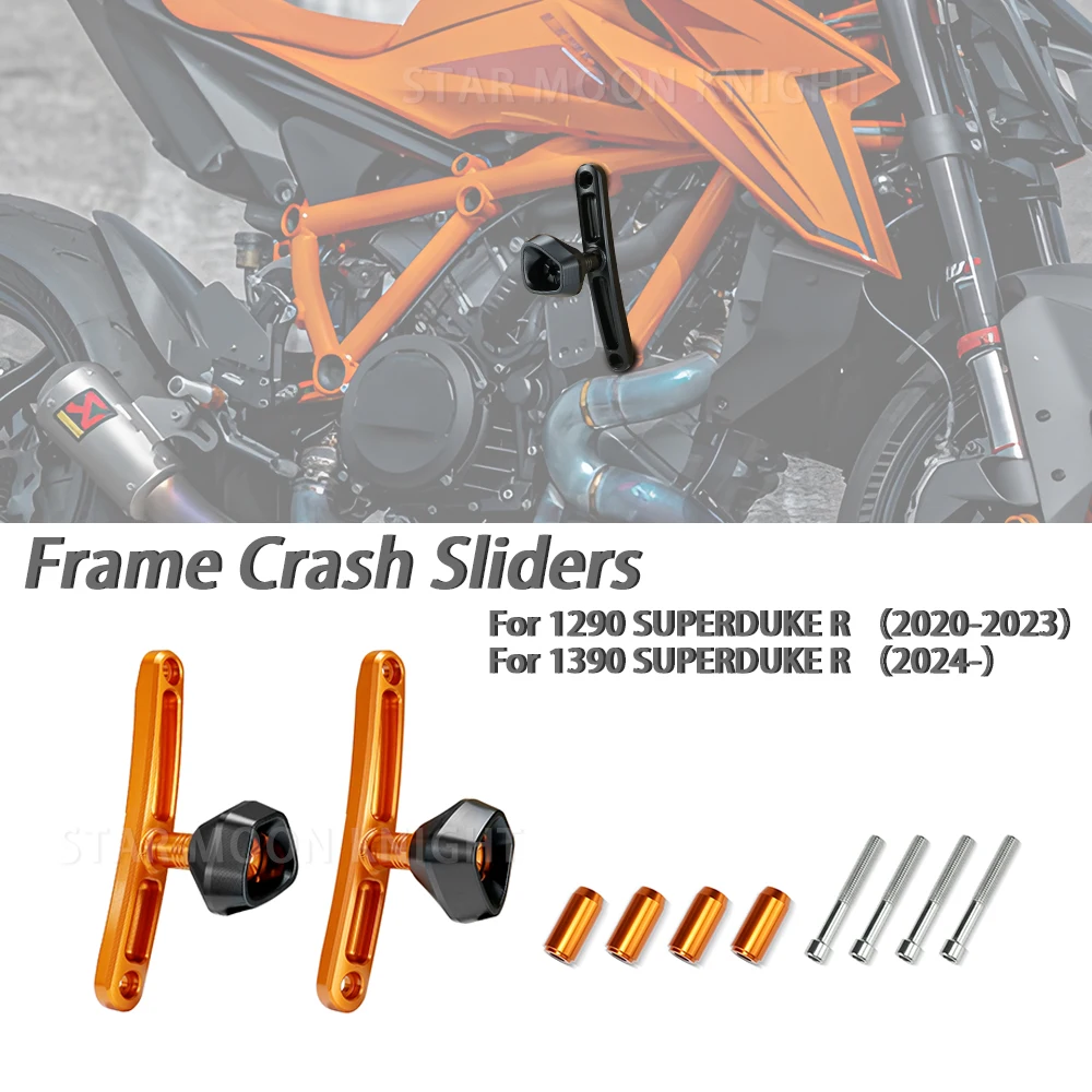 

Frame Anti-drop protection For 1390 SUPERDUKE SUPER DUKE R 2024- For 1290 SUPERDUKE R 2020- 2023 Frame Crash Sliders Protection