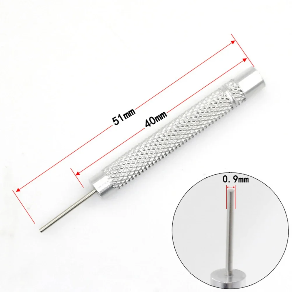 Pin Punch Tool Watch Pin Punch Shop Home Indoor 50mm Aluminum Alloy Remove And Adjust Watch Silver Lightweight