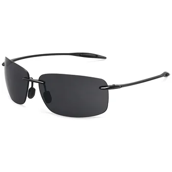 Männer Sonnenbrille Pilot Klassische Designer Mode Fahren Sport Randlose Männliche TR90 Rahmen UV400 frauen Brillen