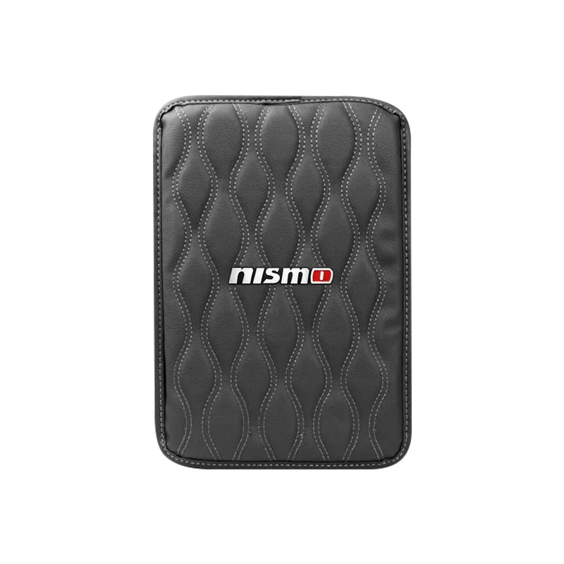 Car Center Console Cover Armrest Box Cover Pad Auto Armrest Seat Box Emblem For Nissan Nismo GTR 370Z  Almera Wheel Center Caps