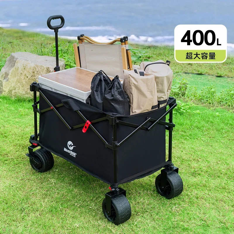 Campervan stall night market trolley heightened and gathered foldable outdoor camper picnic small trailer