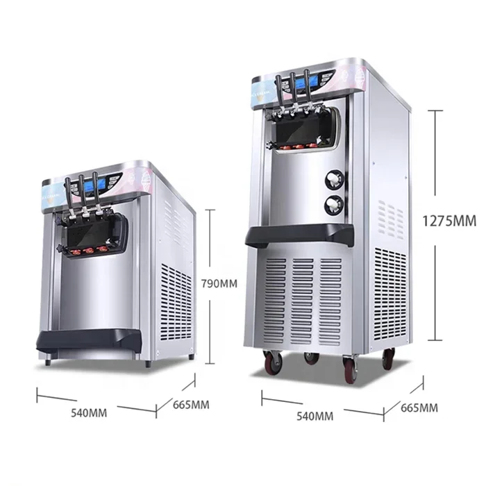 

Our soft serve ice cream machine/soft ice cream was presented at the Canton Fair in 2023