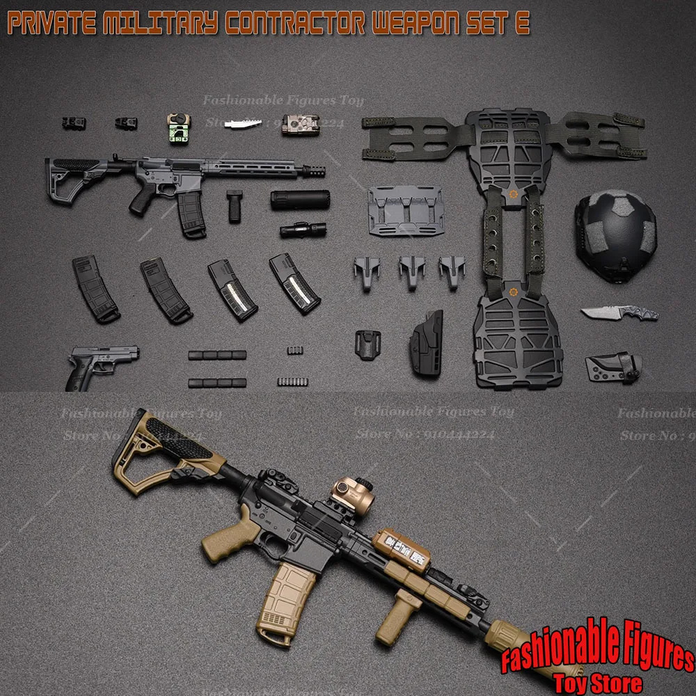 EASY&SIMPLE 06042 Skala 1/6 Zestaw Pracownika Wojskowego Kontrahowanego Sprzęt Bojowy Wojskowy Pasuje do Figur Akcji 12-calowych Żołnierzy