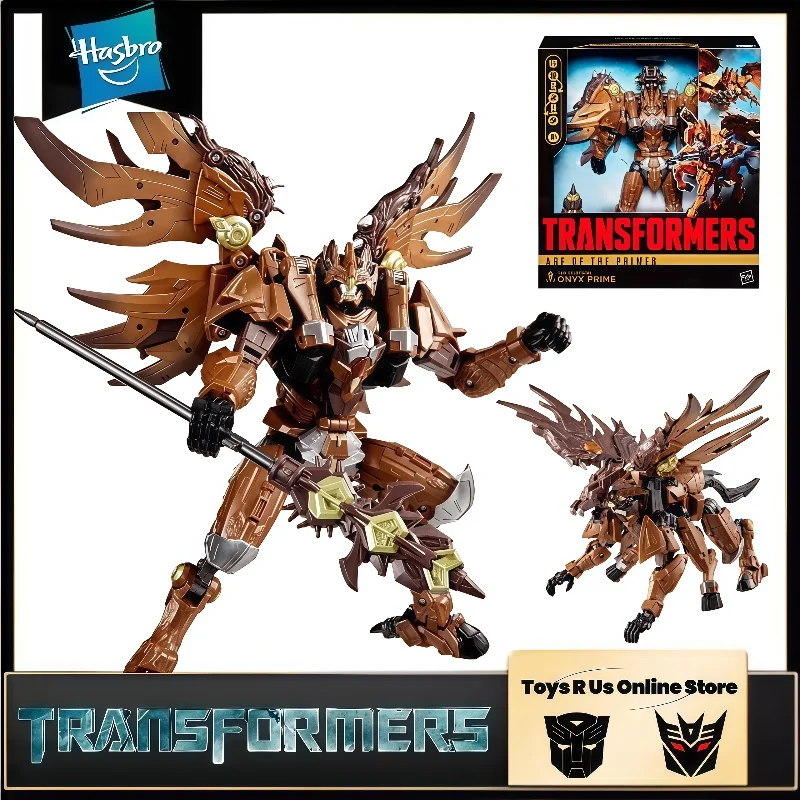 

In Stock Hasbro Transformers Movie Toys The Age of Heavenly Lord L-level Onyx Prime Anime Action Figure Model Collect Toys