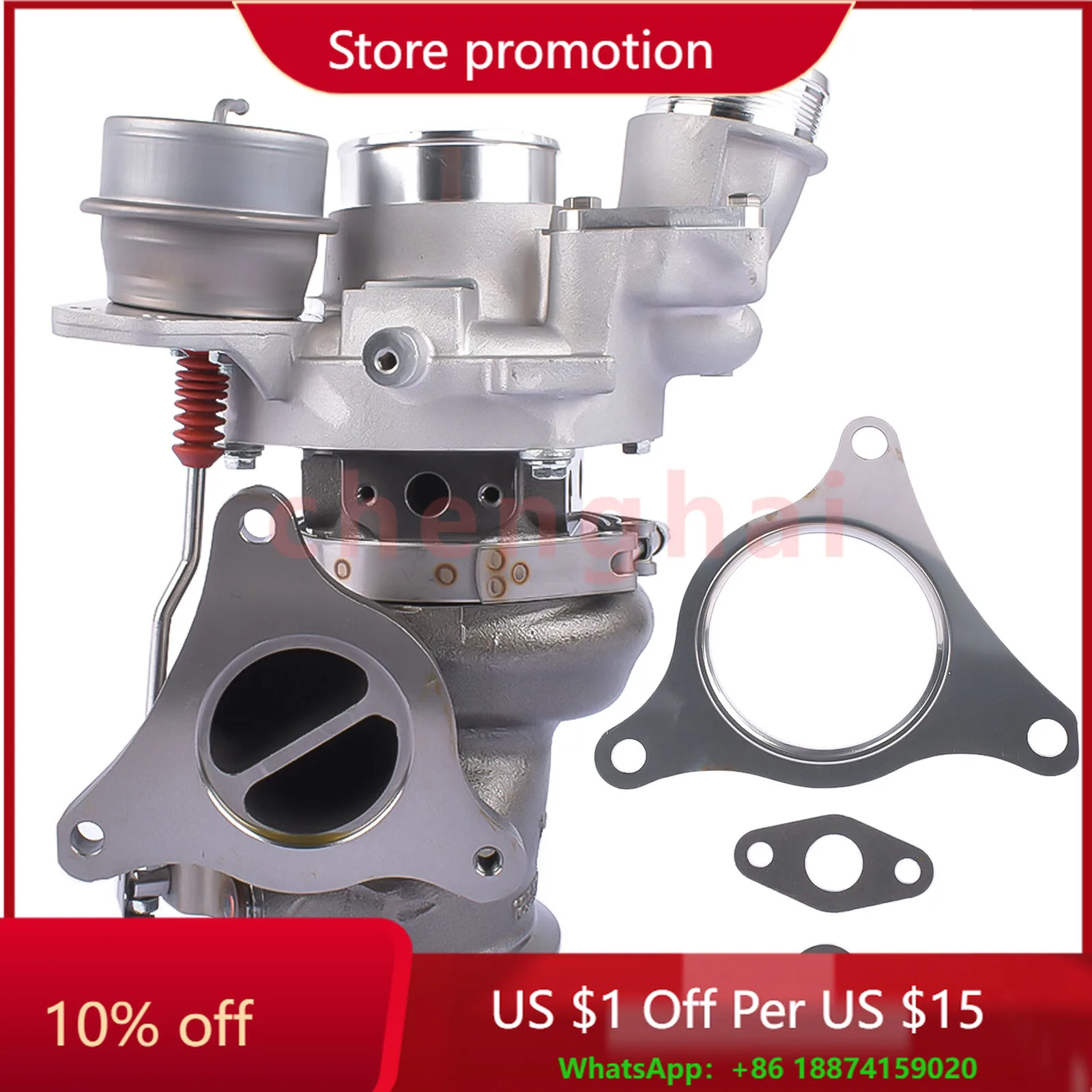 

Engine Turbo Turbocharger Silver for Mercedes-Benz CLA45 AMG CLA250 A1330900480