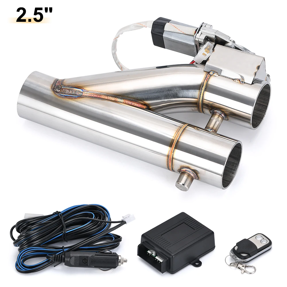 Universele 2 "2.25" 2.5 "3.0" Rvs 304 Elektrische Uitlaat Downpipe Uitsparing E-Cut Out dual-Klep Afstandsbediening Draadloze Nieuwe