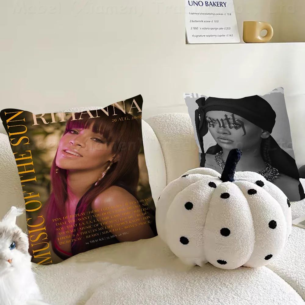 Singer R-RIHANNAS Cushion Cover Inches Farmhouse Decor Home Throw Pillow Covers For Couch Decorations