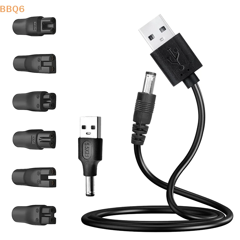 *5V Replacement Charger USB Adapter Cable DC Converter Universal For All Kinds Of Electric Shaver Hair Clippers