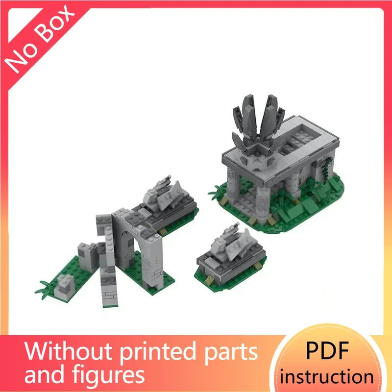 

Moc Building Block Волшебные кольца Сцена фильма AmonHen Модель Технология Кирпичи DIY Сборка Замок Вид на улицу Игрушки Подарки для детей