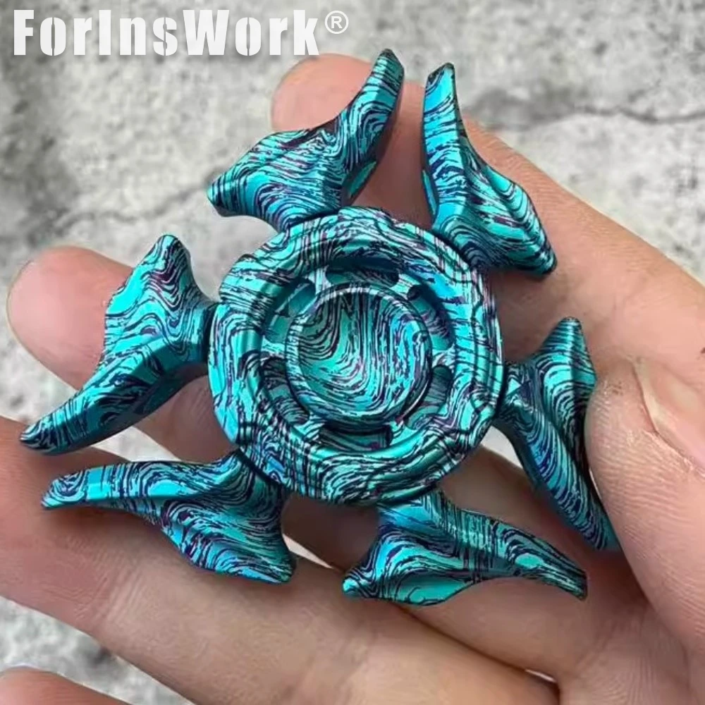 لعبة ميدوسا 2.0 فيدجيت سبينر 3 طبقات يدوية عصرية لتخفيف التوتر EDC #1