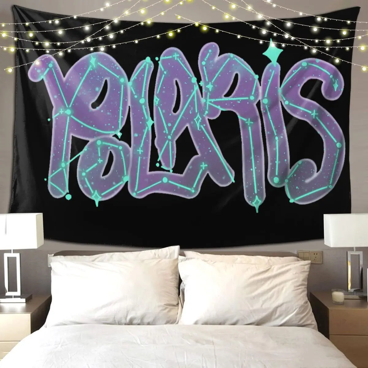 

Polaris Saiko 1371KM Tapestry Hippie Wall Hanging Aesthetic Home Decor Tapestries for Living Room Bedroom Dorm Room