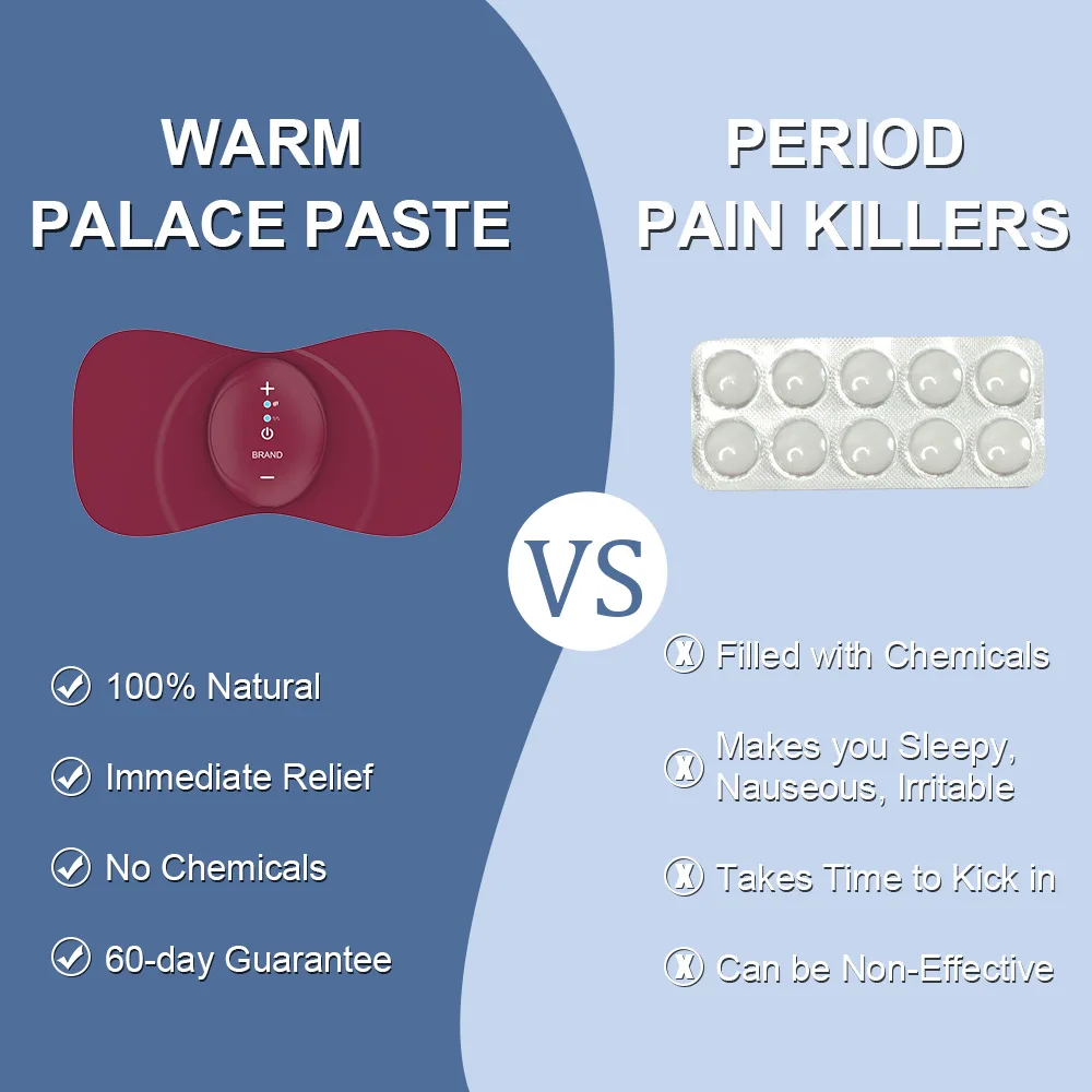 Belt Warm Palace Patch Menstrual Period Aunt Heating Massager Warm Palace Treasure EMS Micro Current Charging Model