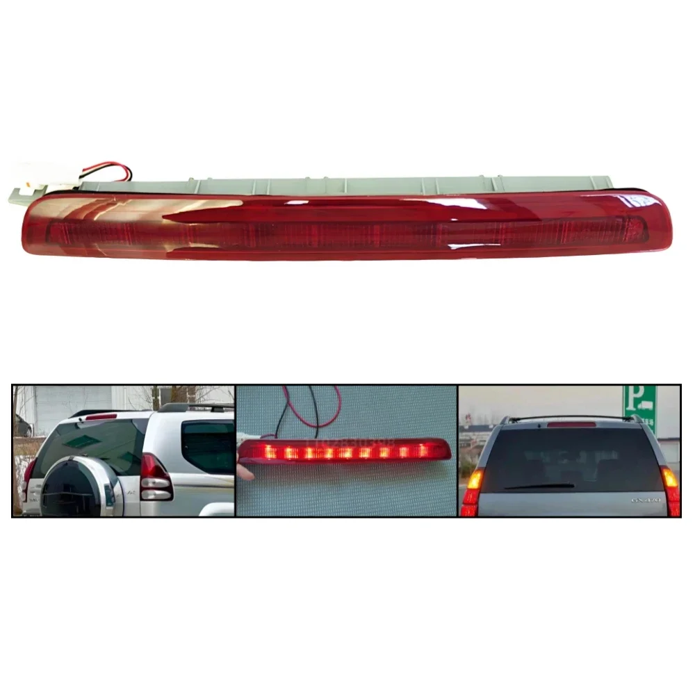 1Pc 3rd Brake Light For Toyota Land Cruiser Prado 2700 4000 LC200 04-09 Third Stop Signal For Lexus GX470 03-09 Tail Light