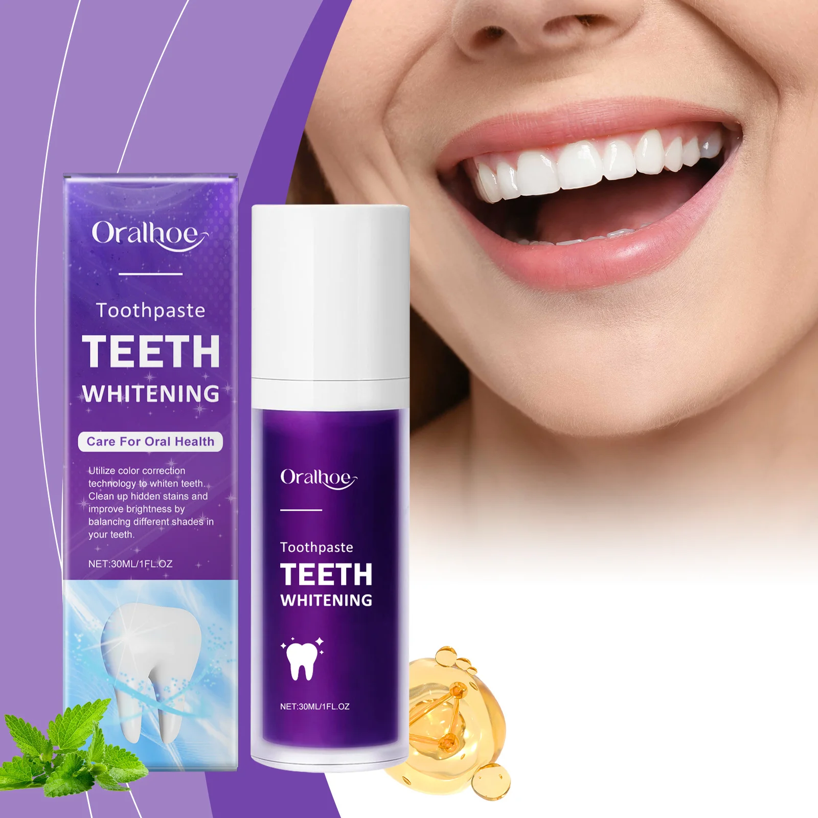 Correttore viola Dentifricio s - Teeth Whitening Naturally recensione e prezzo