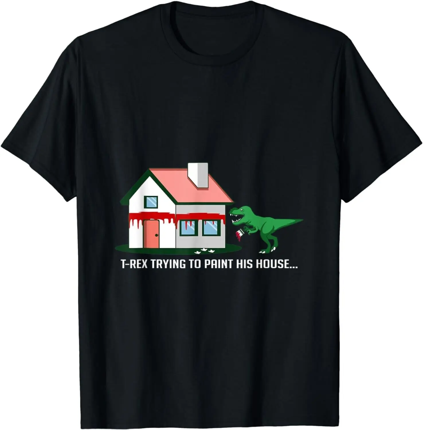 

T Rex Painting House Painter And Artist Gift Unisex T-Shirt