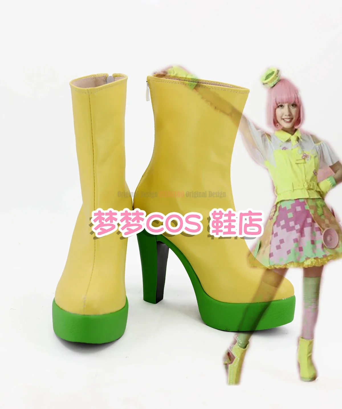 Kamen Rider Ex-Aid Poppy Pipopapo Asuna Karino Anime Characters Shoe Cosplay Shoes Boots Party Costume Prop