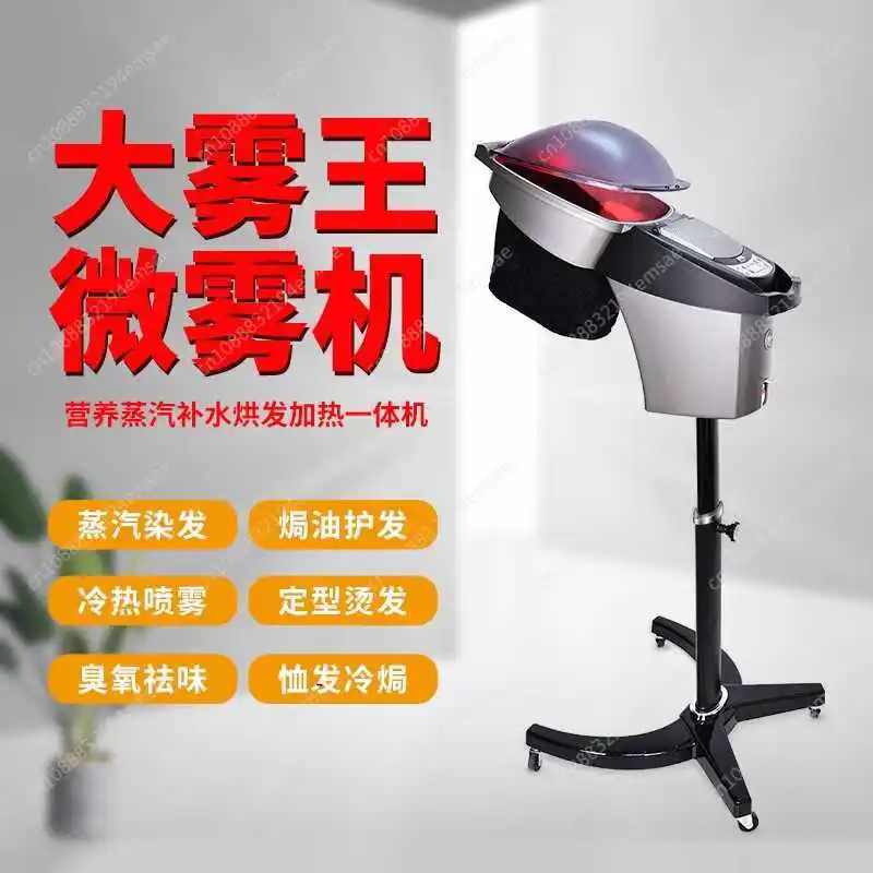 Oil Treatment Machine Ozone Micro Mist Machine Steam Care Hair Care Heater Biochemical Analyzer Barber Shop for Hair Salon