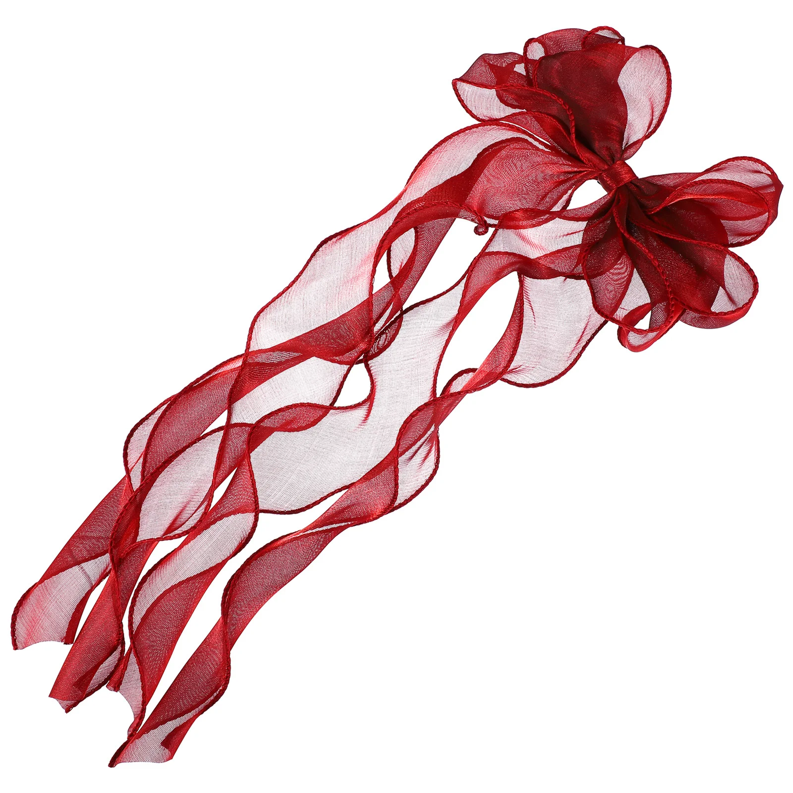 

Butterfly Bow Hair Clip Oversized Three-Layer Ribbon Design Tight Hold Hairpin For Women Wedding Party Daily Wear Festival