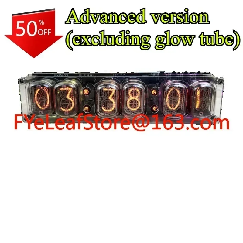 

Hot salesPremium version (excluding glow tube) 6-bit IN-12 glow tube clock IN12 nixie clock