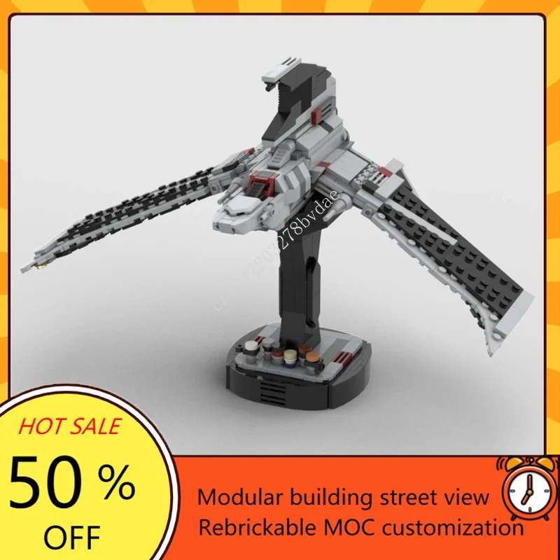 

561PCS MOC Space Battle Havoc Marauder Fighter Model Custom Puzzles Technology DIY Creative Assembly Toys Kids Gifts