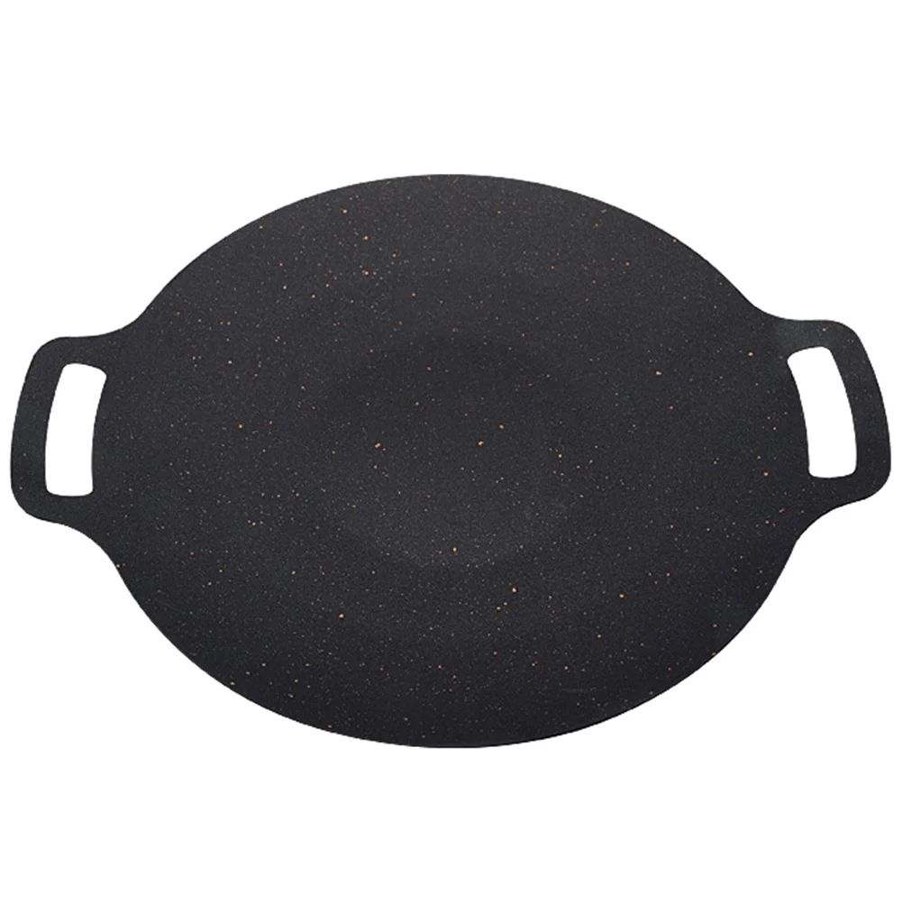 

Medical Stone Bbq Grill Pan Korean Style Nonstick Durable Even Heating Household Grill Tray for Induction Cooker
