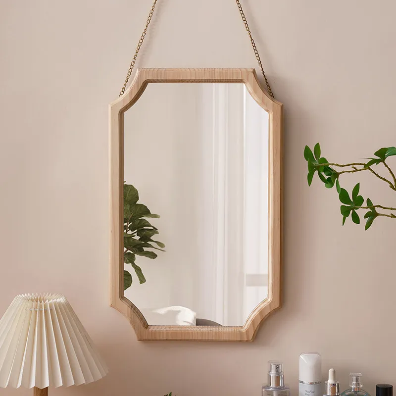Hanging Luxury Mirror Wall Living Room Modern Moving Girls Vanity Hand Small Bedroom Mirror Bathroom Espelhos Home Decorations