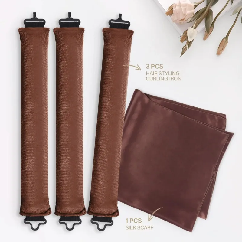 4 قطعة/المجموعة/المجموعة أداة تجعيد الشعر المخملية بدون حرارة تجعيد الشعر كسول تجعيد الشعر بدون حرارة أدوات تصفيف الشعر للنوم