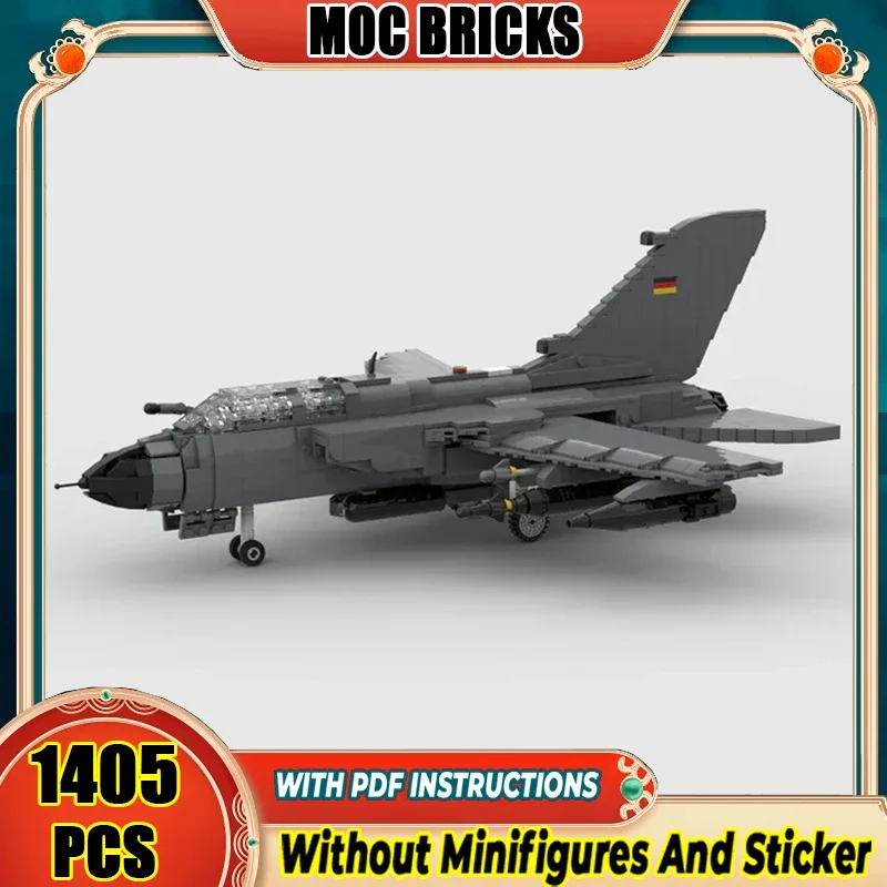 

Military Aircraft Model Moc Building Bricks Panavia Tornado IDS Fighter Technology Blocks Gifts Christmas Toys DIY Sets Assembly