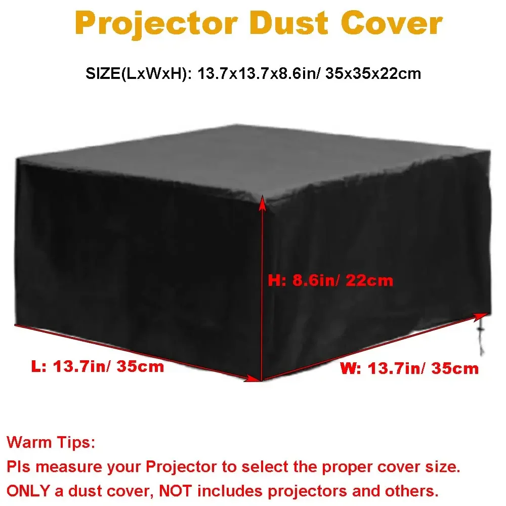 Dust-Proof Projector Cover for Ceiling Home Indoor Outdoor Waterproof Video Projector Household Protection Projector Dust Cover