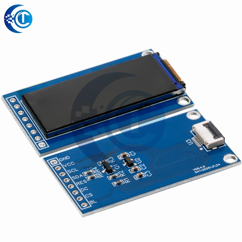 GC9107 1.45 Inch TFT LCD Module: 60×160 Small Full-View Screen – SPI Color Display for Arduino