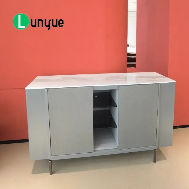 Minimalist Multifunctional Kitchen Cabinet Luxury Storage Sideboard Classic Design for Modern Home Dining Room Organization