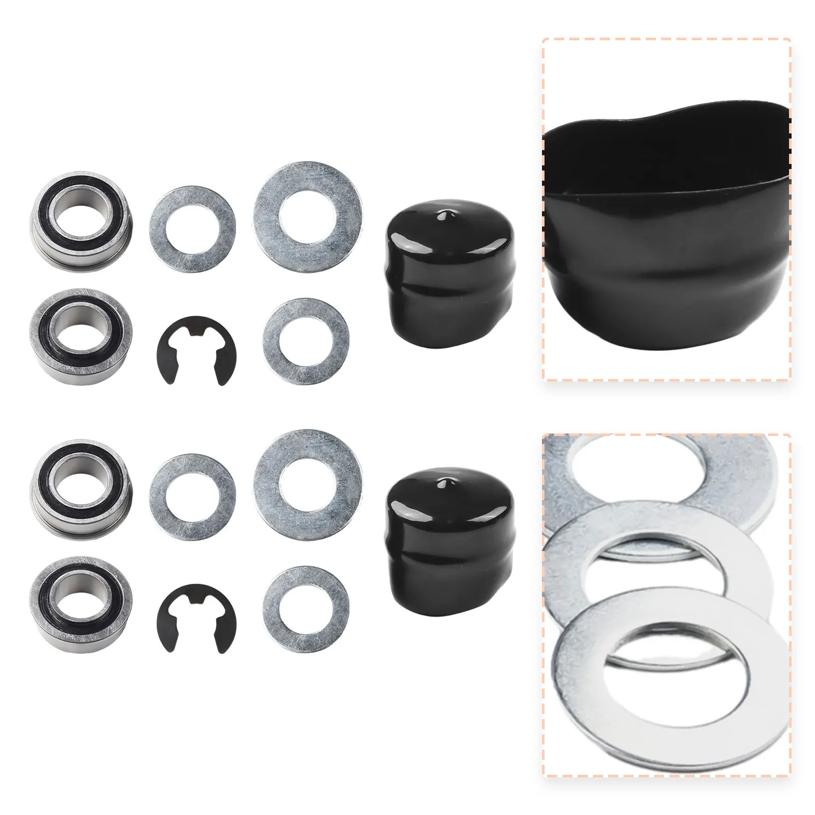 Front Wheel Bushing To Bearing Conversion Kit For 532009040 9040H 532124959 Lawn Mower Parts Garden Power Tools Accessories