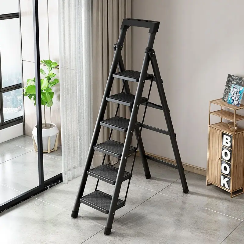 Household ladder foldingladder thickened herringboneladder mobile staircase telescopicladder four five step ladder six step m