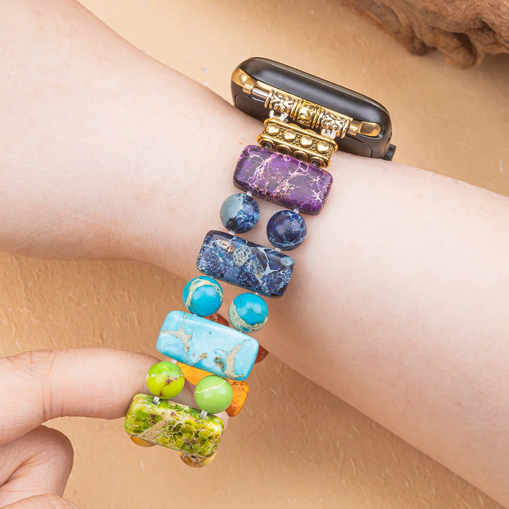 Beaded Natural Ston… - image