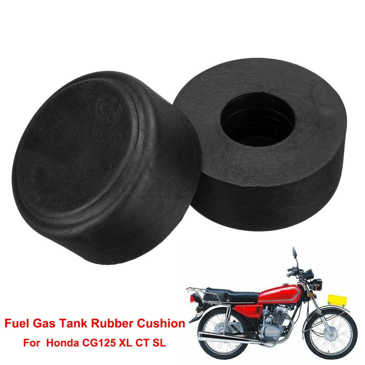 2X for Honda Vintage CG125 CT XL SL TL Motorcycle Gas Fuel Tank Cushion Mount Oil Tank Gasket