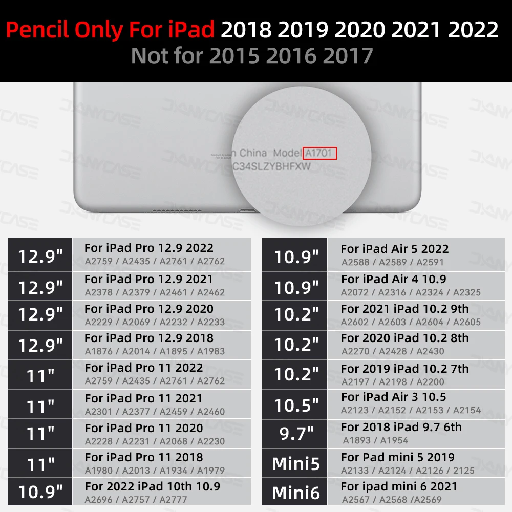 New Bluetooth Stylus for Apple iPad Pencil for iPad A16 11th Pro 13 M4 12.9 Air M2 11 10.9 Mini 7 6 5 Palm Rejection Touch Pen view 6