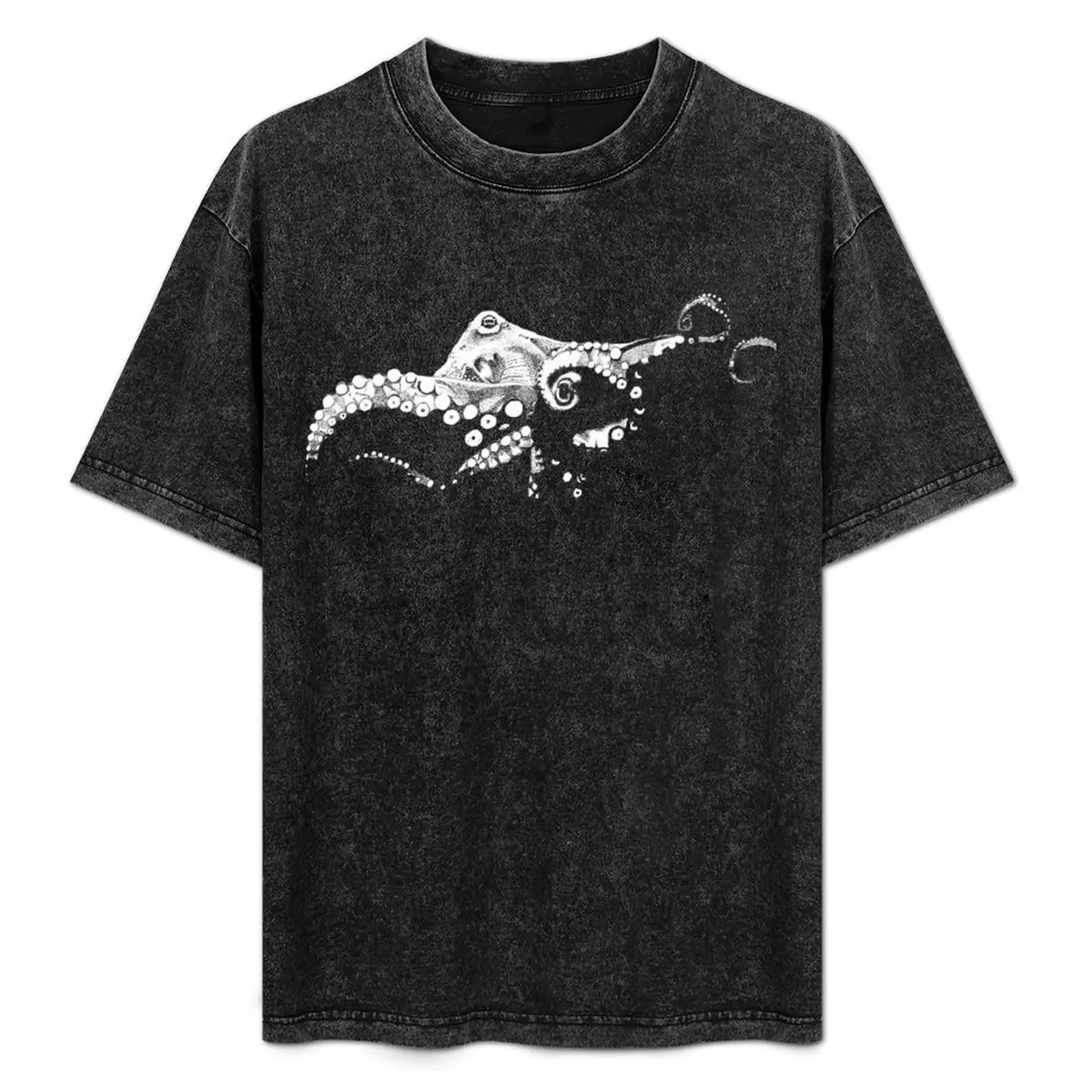 

Great Pacific Octopus - Pen and Ink Art T-Shirt sweat gifts for boyfriend aesthetic clothes T-shirt men