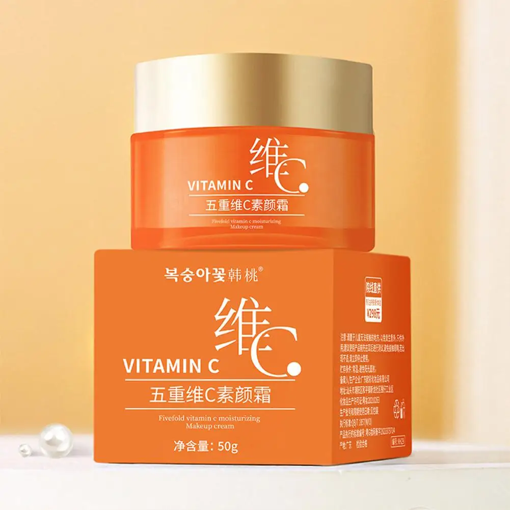 Heißer Vitamin C Gesicht Creme Gesichts hautpflege Straffende Feuchtigkeitsspendende Aufhellung Schönheit Gesichts Haut Gesicht Pflege Cremes Feuchtigkeitsspendende Y8B2