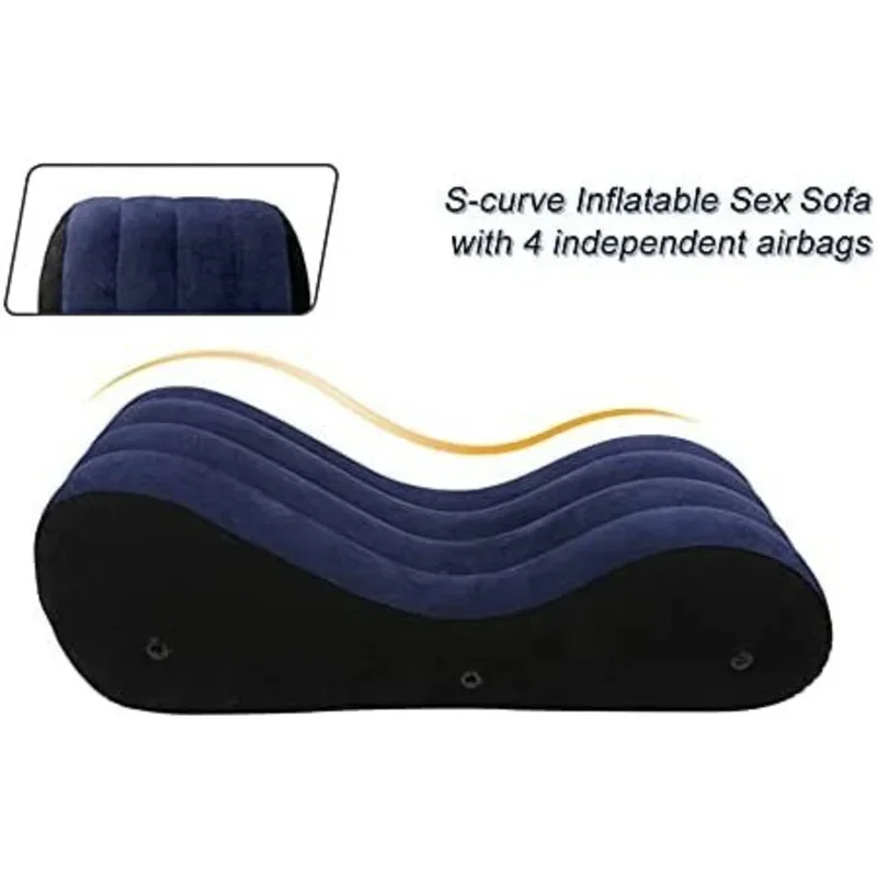 Multi-positions Pillow Cushion Inflatable Sofa Bed For Adults Neck Travel Pillows Pvc Furniture Home Cushions S Shape Air