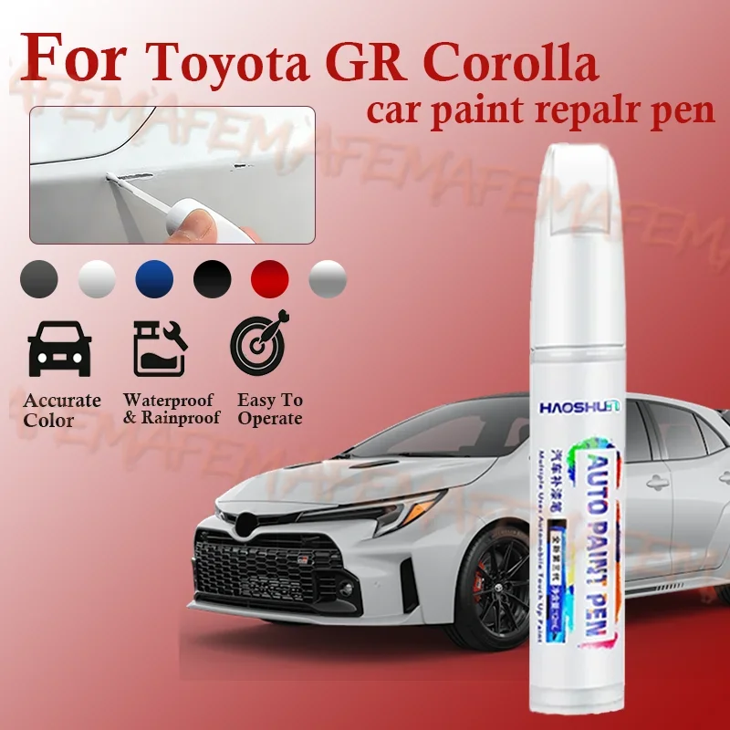 For Toyota GR Corolla DIY Auto Rayures Voiture Reparatio Car Scratch Pen Pintura Cocheremover Automotive Supplies Accessories