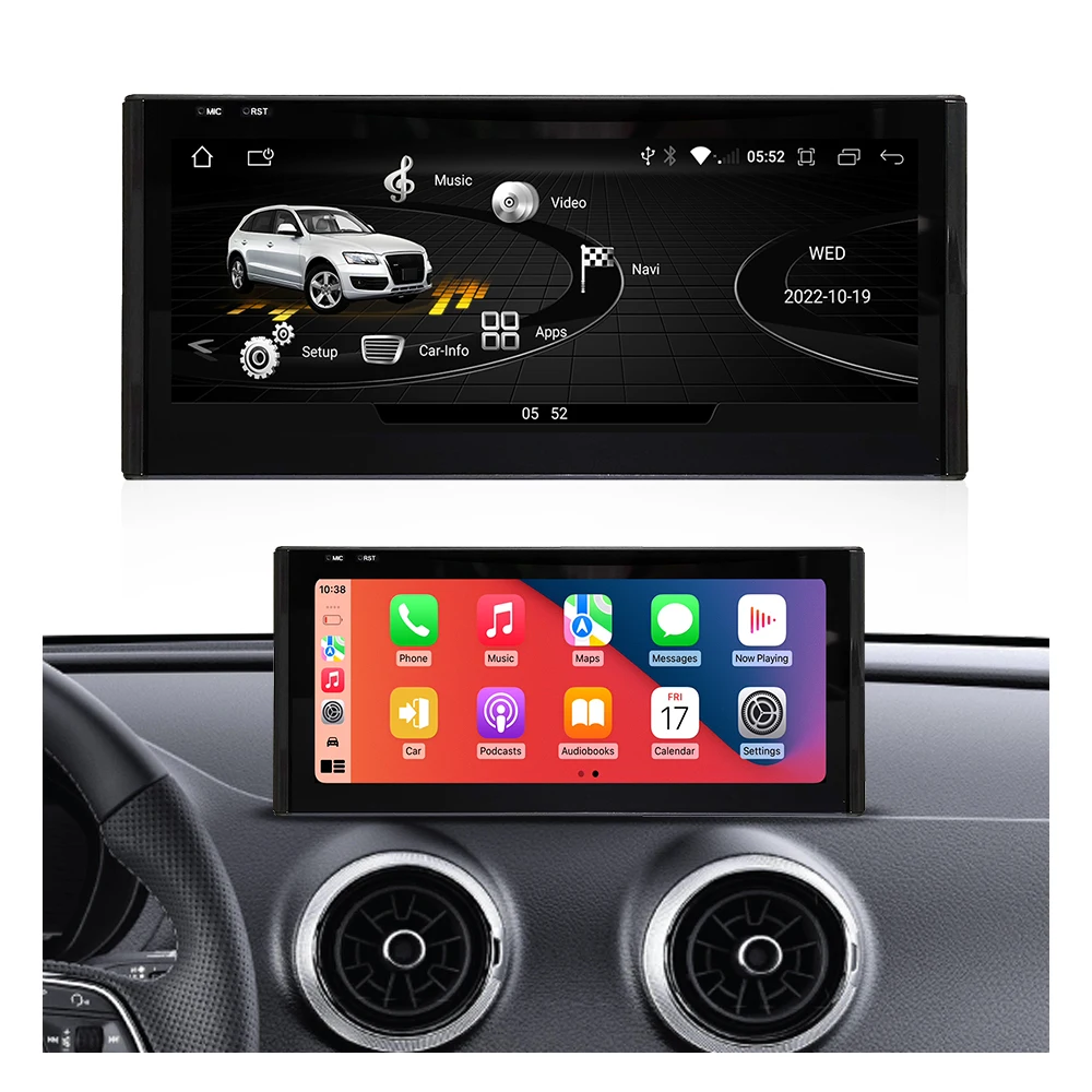 Android 13 10.25 Inch 8 Core Car DVD Player Stereo Auto Radio Carplay Screen For Audi A3 8P 8v 2013 - 2018 4G WIFI