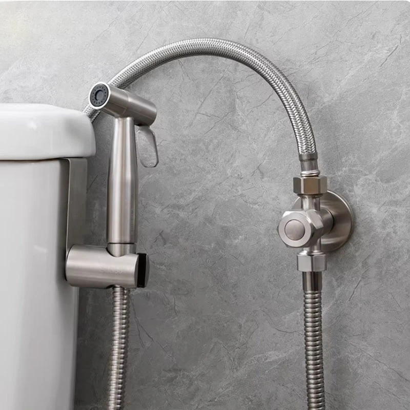 

Household with Hose Accessories Bidet Attachment Bathroom Bidet Spray Nozzle Toilet Water Gun Companion Rinsing Device Bathroom