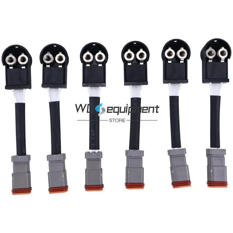 

Кабель-разъем для форсунок Common Rail (6 шт.), 455-73803682, 3071626, для CUMMINS N14 L10 ISM11 QSM1