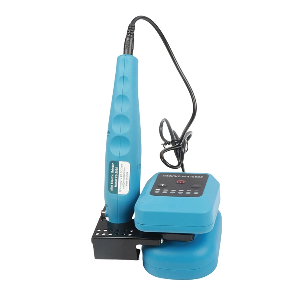 80W Cordless Mini Electric Grinder 18000rpm 6-speed Regulation DIY Woodworking Engraving Rotary Tool for Makita 18V-21V Battery