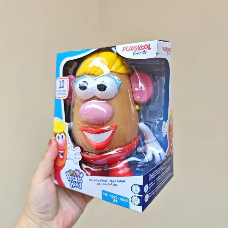 Hasbro Cartoon Anime Mr Mrs Potato Head Action Figure with Plants Assembled Figure Model Toys Collect Ornaments Gifts