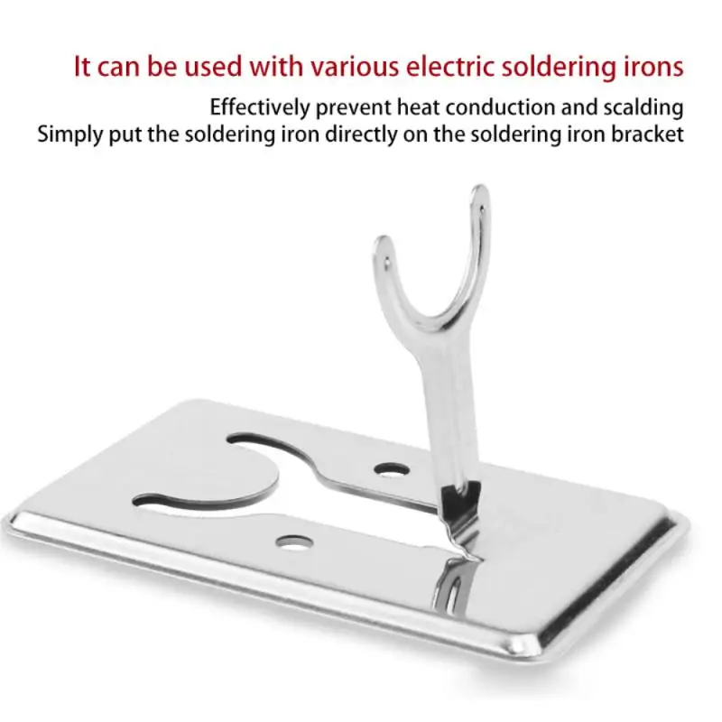 

Soldering Iron Stand Simple Stand Soldering Iron Table Fixed Stand Soldering Tin Y-type Stainless Steel Shelving Stand