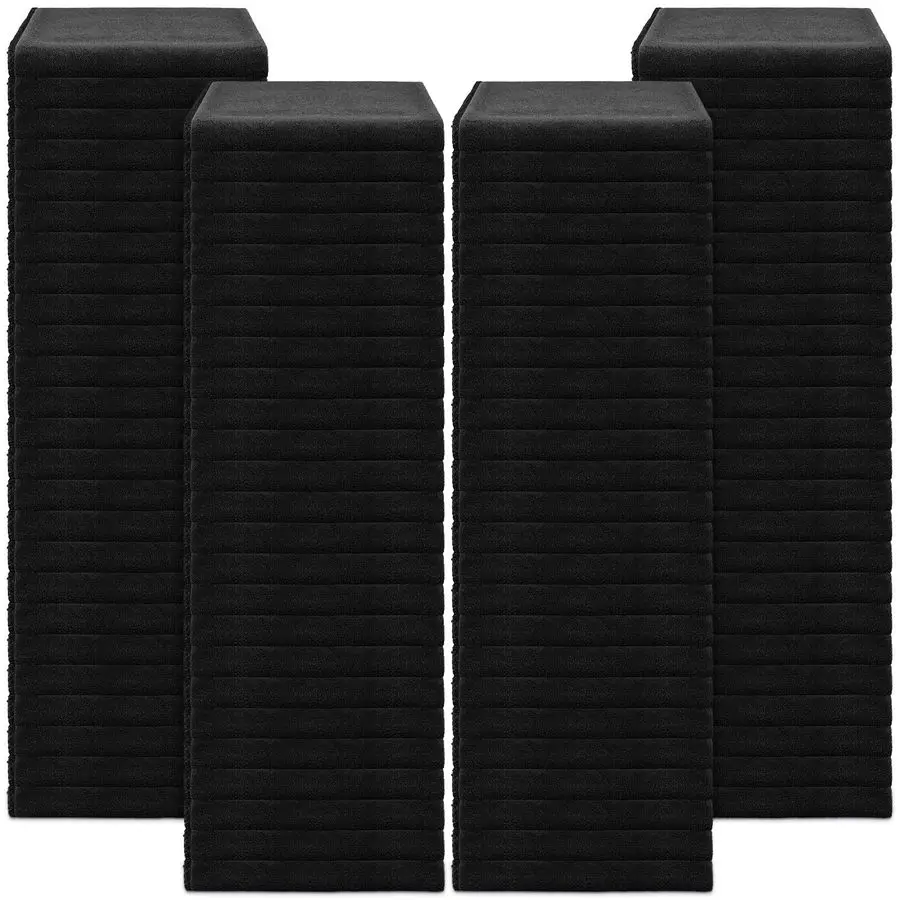 

100 шт. Большие черные салонные полотенца из микрофибры, объемные 16 x 27 дюймов, впитывающие полотенца для сушки волос, отбеливающие полотенца для рук, салонный буксир