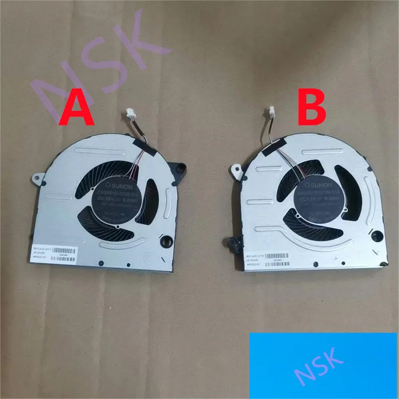 Original N63220-001 EG50061S1-C190/C020-S9A POUR HP Pavilion PRO16 16-AB TPN-W161 Ordinateur Portable CPU GPU Refroidisseur Ventilateur 100% TEST OK